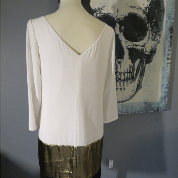 Express Cream Dress - Picture 3 of 5